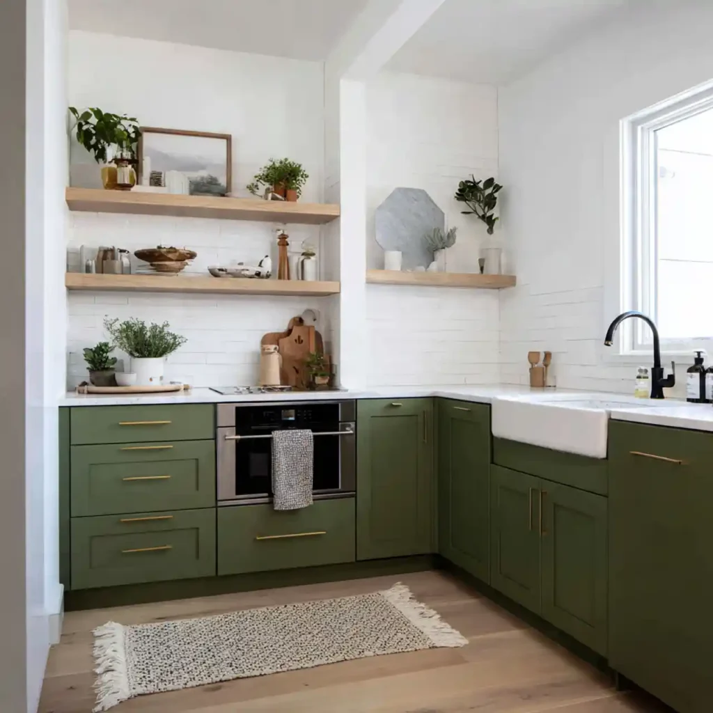 22-Green Kitchen Design