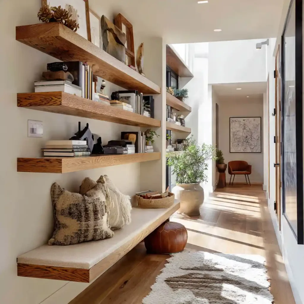 22-Hallway Wall Decor Idea