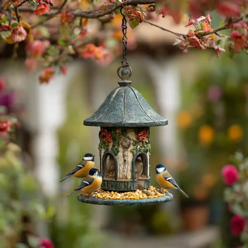 23-Garden Bird Feeder Idea