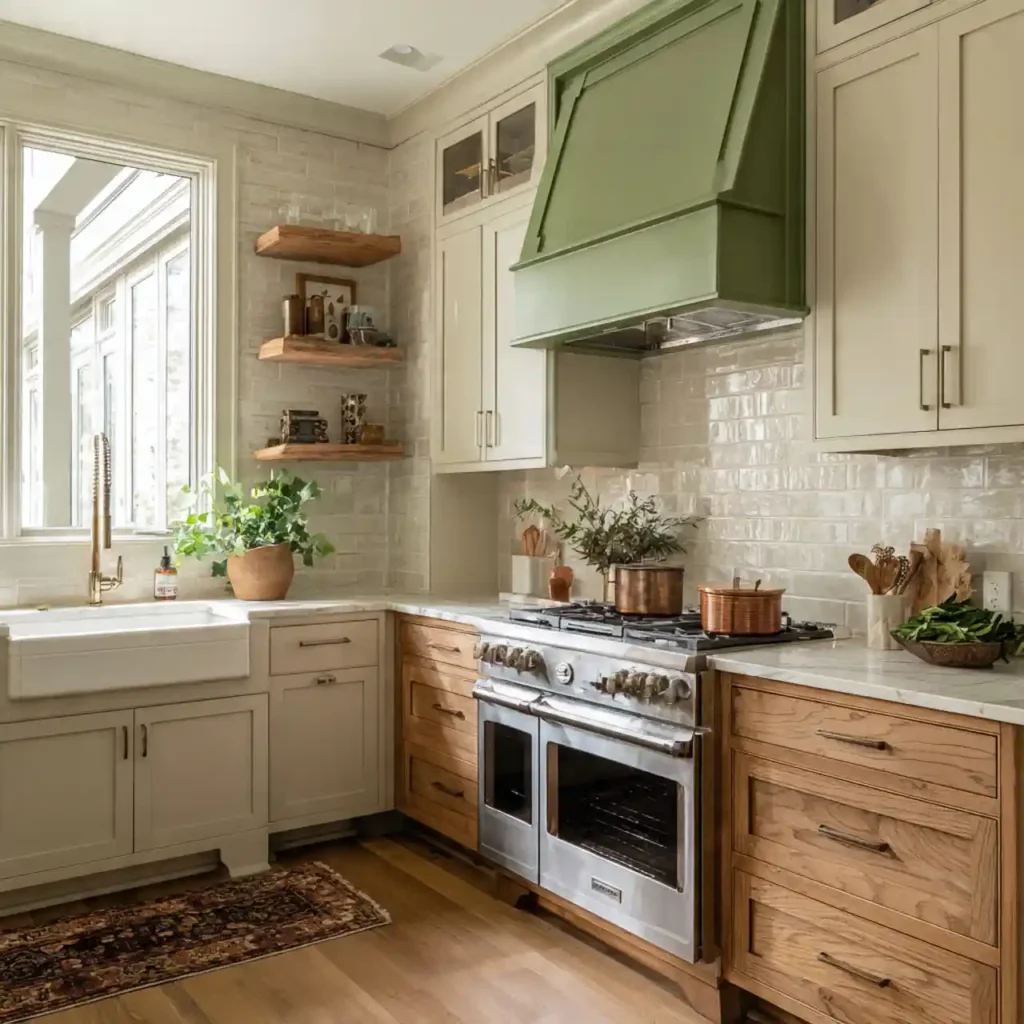 23-Green Kitchen Design