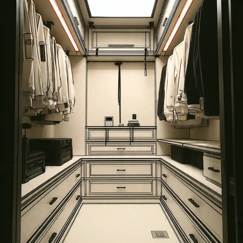 23-Hallway Linen Closet Organization Idea