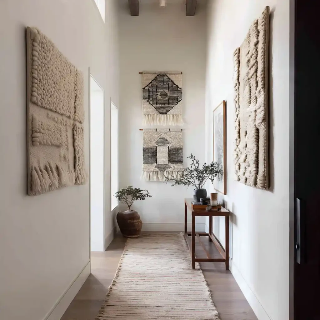 23-Hallway Wall Decor Idea
