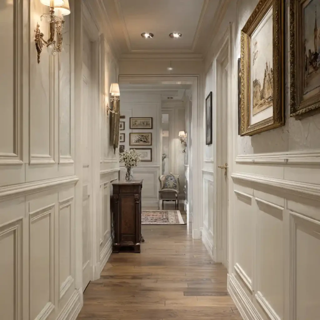 24-Hallway Wall Decor Idea