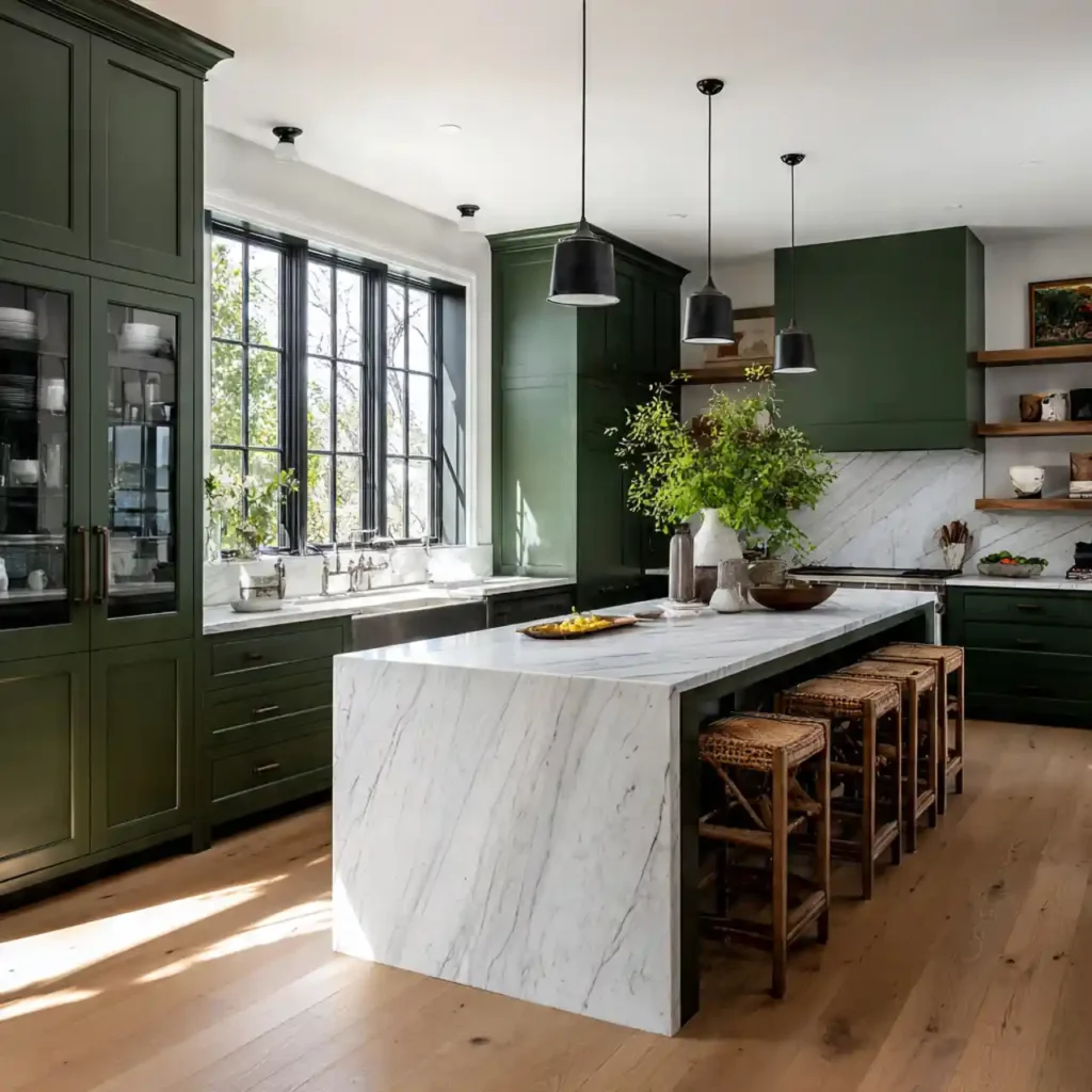 25-Green Kitchen Design