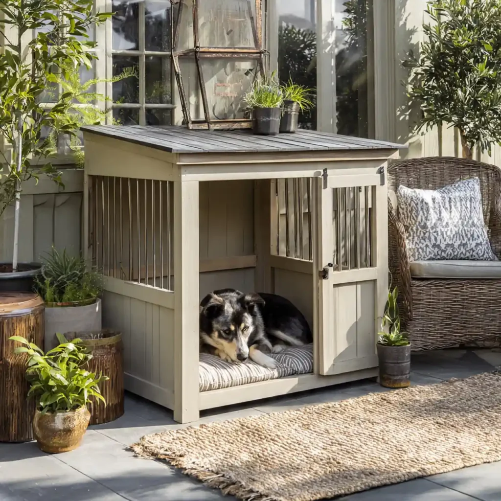 26-Outdoor Dog Kennel Idea