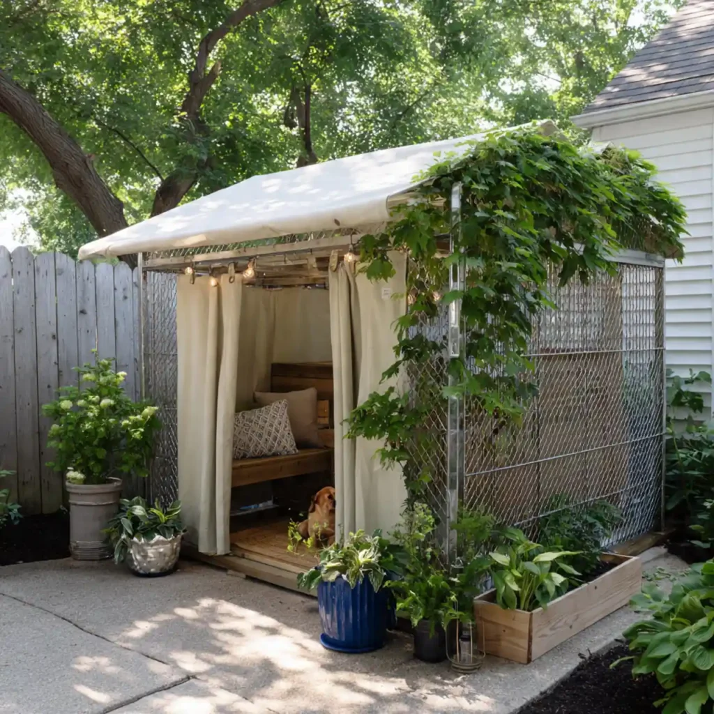 28-Outdoor Dog Kennel Idea