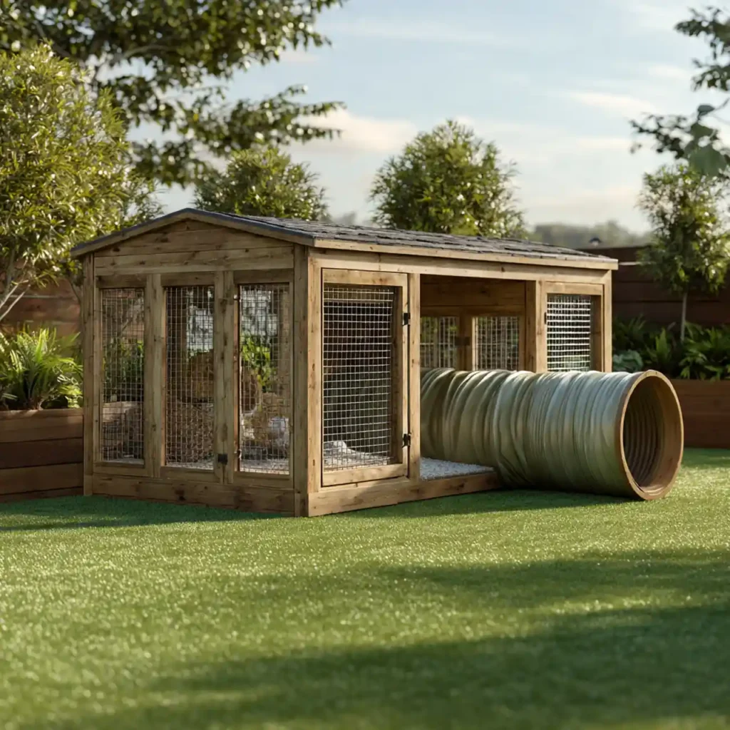 29-Outdoor Dog Kennel Idea