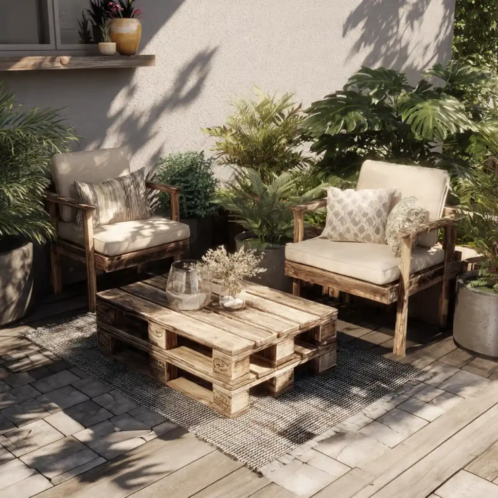 3-Creative Outdoor Pallet Project