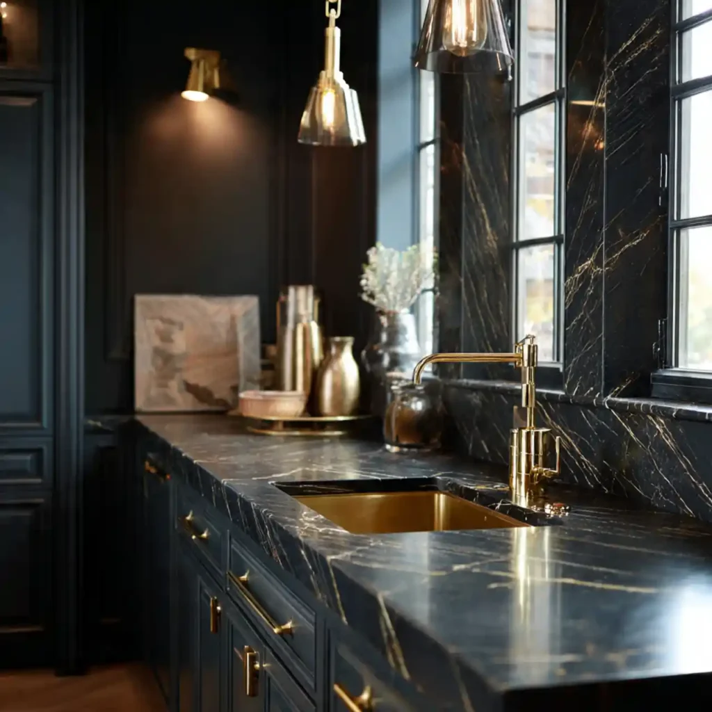 3-Dark Kitchen Idea