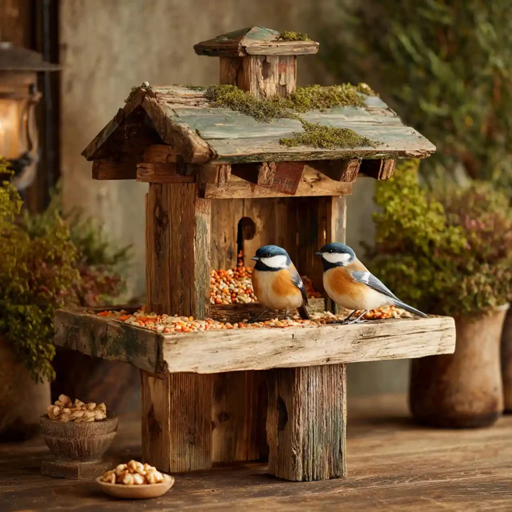 3-Garden Bird Feeder Idea