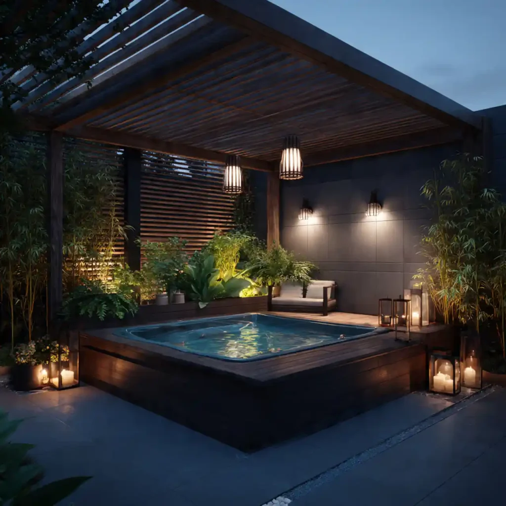 3-Jacuzzi Outdoor Idea