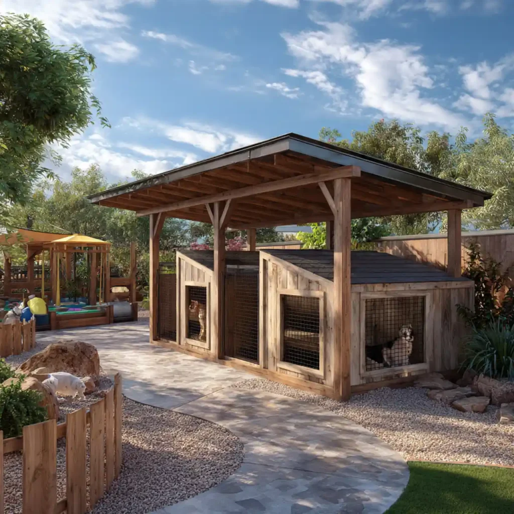 3-Outdoor Dog Kennel Idea