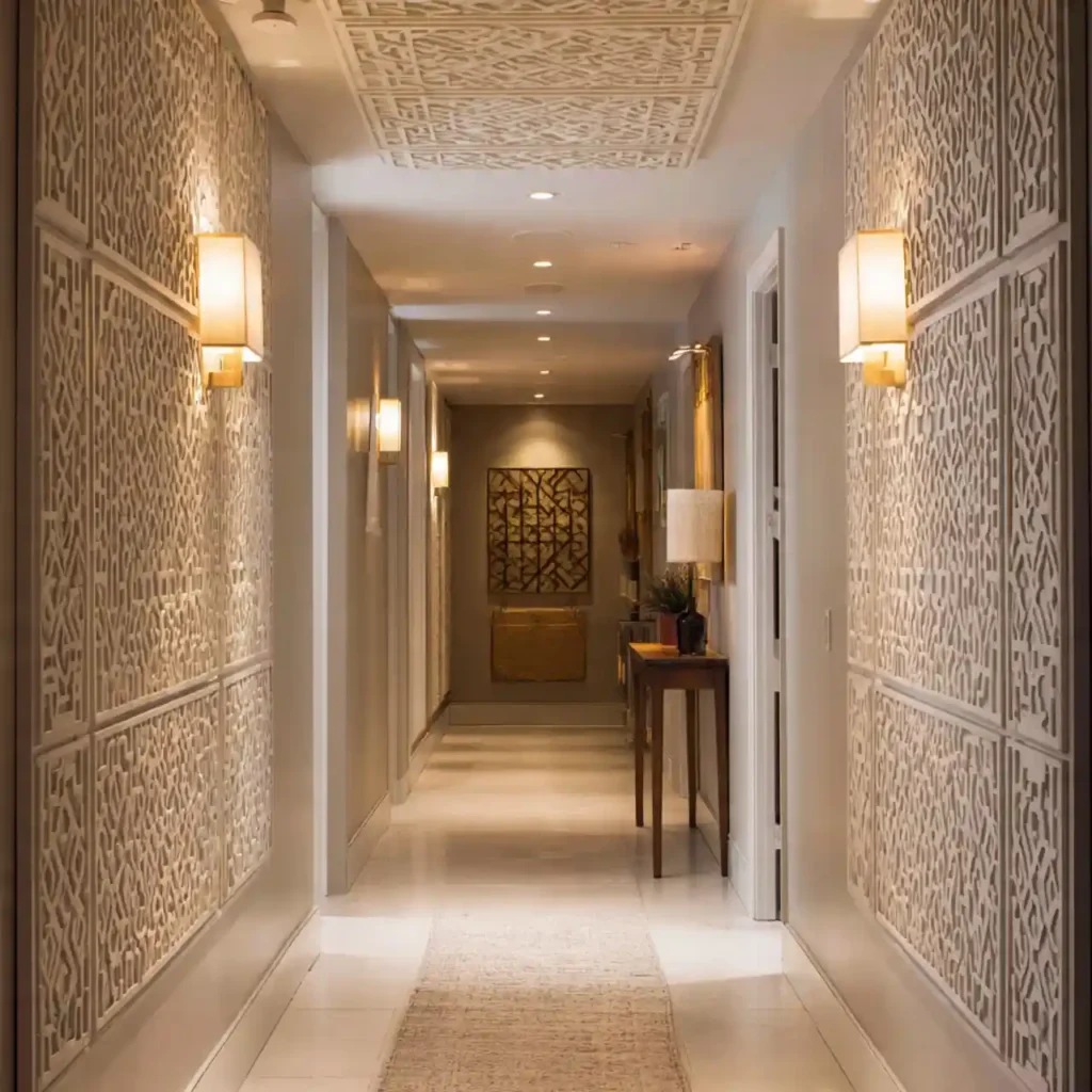 31-Hallway Wall Decor Idea