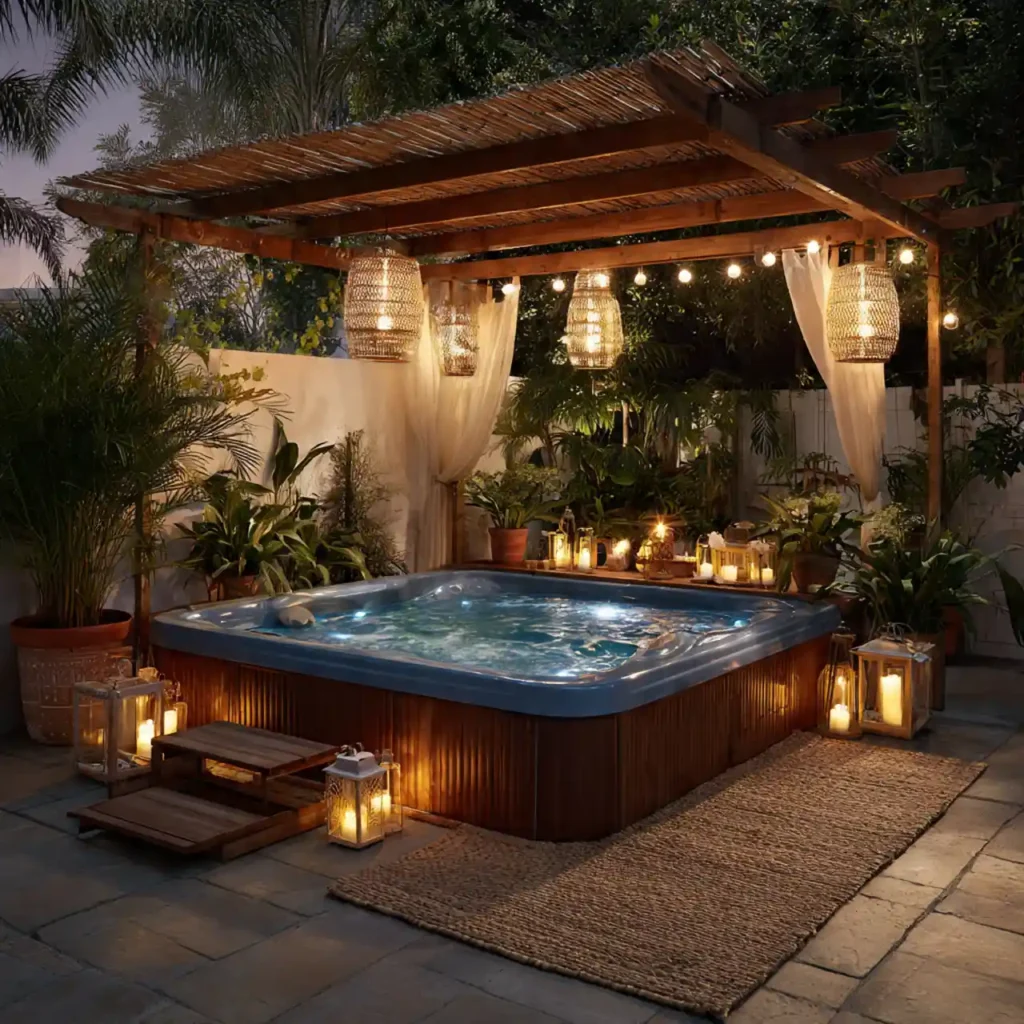 33-Jacuzzi Outdoor Idea