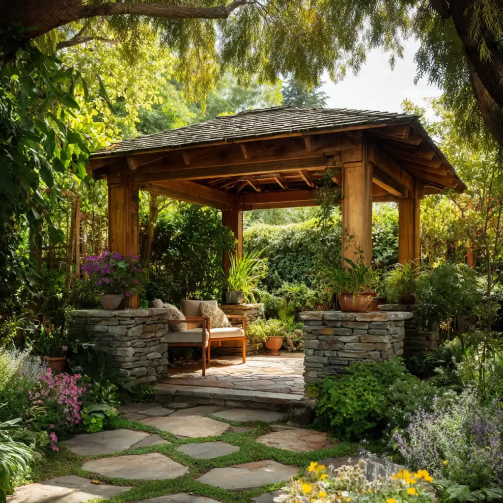 4-Backyard Gazebo Idea