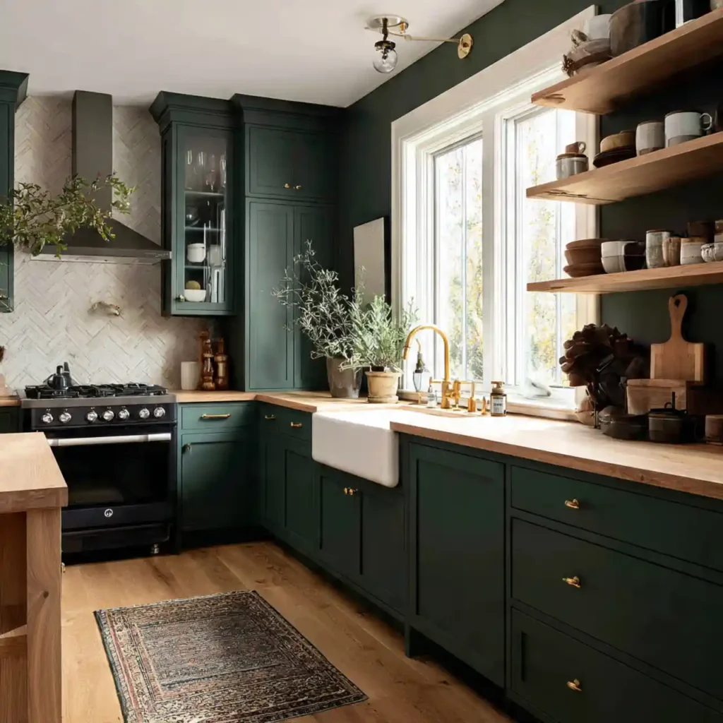4-Dark Moody Kitchen Idea