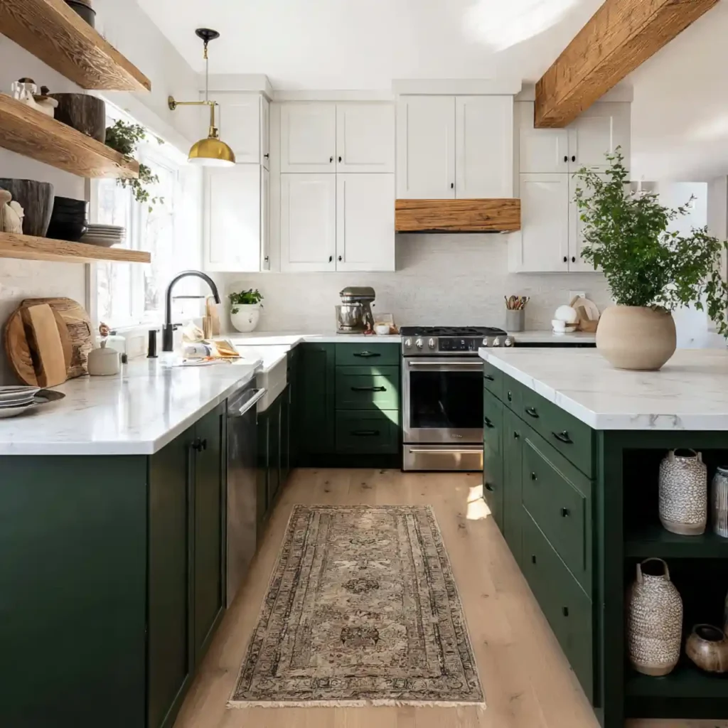 4-Green Kitchen Design