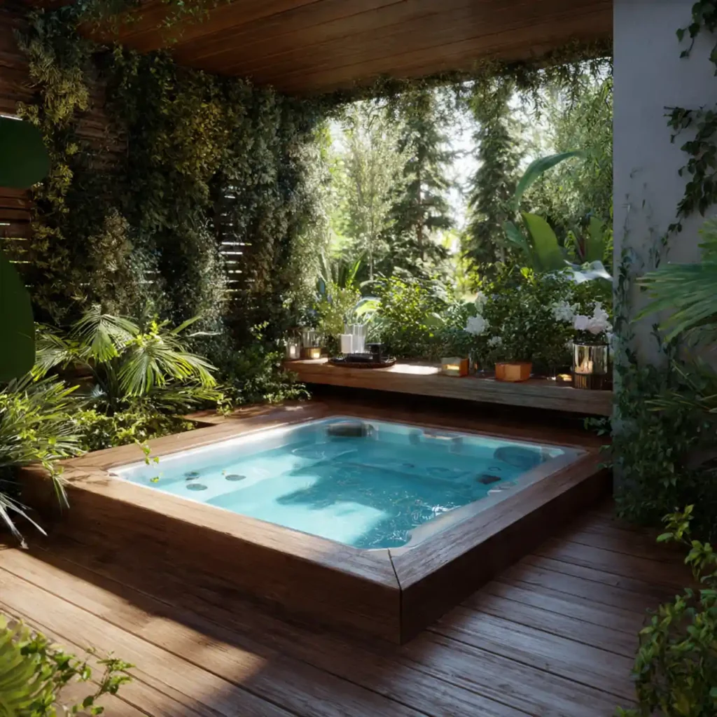 4-Jacuzzi Outdoor Idea