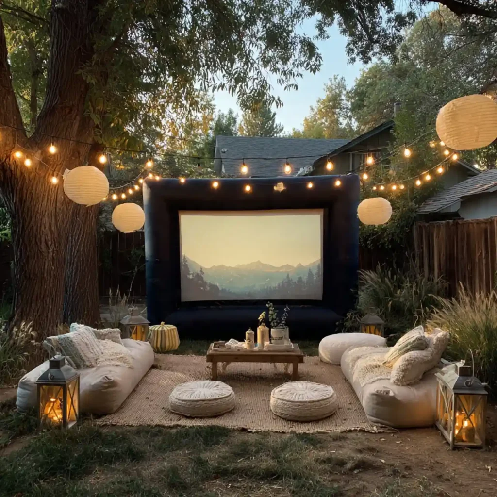 4-Outdoor Cinema Idea