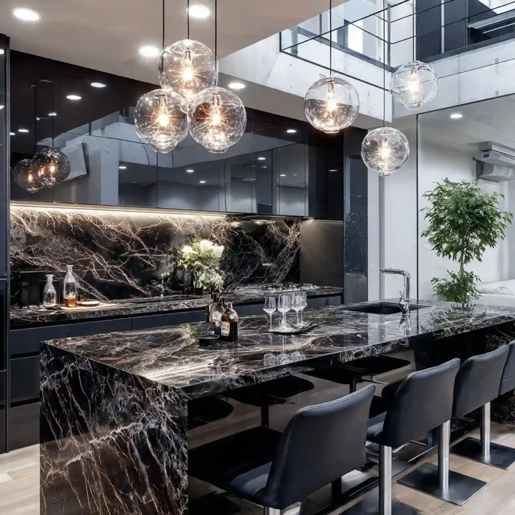 5-Dark Moody Kitchen Idea