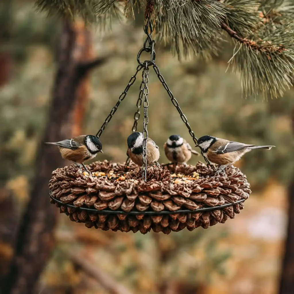 5-Garden Bird Feeder Idea