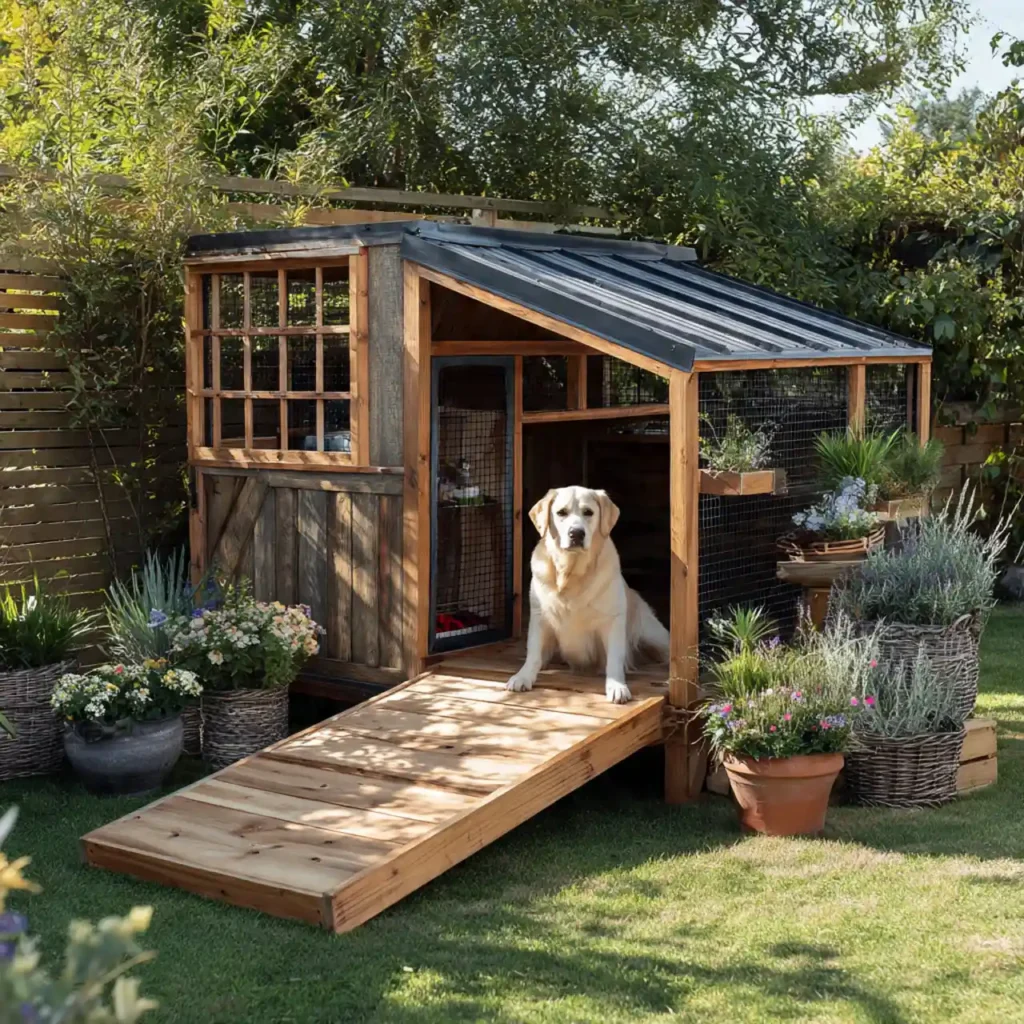 5-Outdoor Dog Kennel Idea