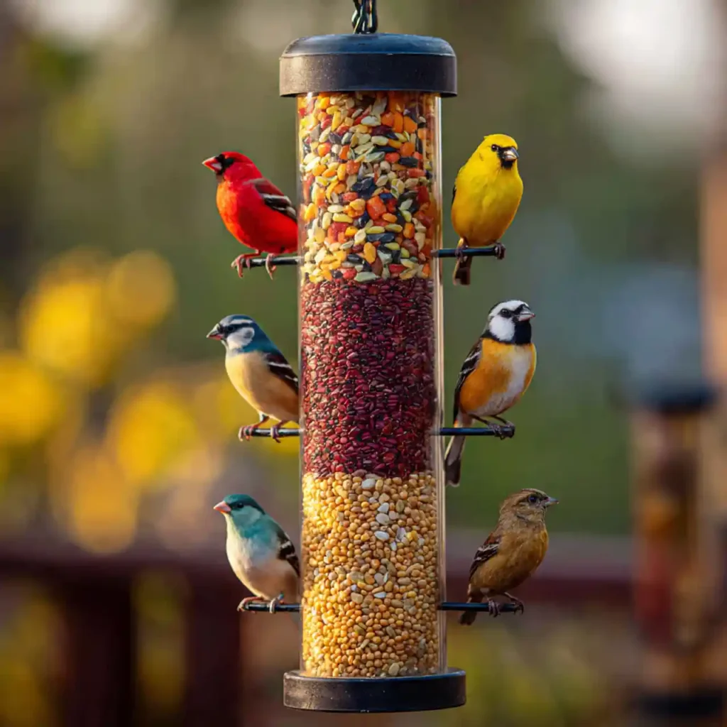 6-Garden Bird Feeder Idea