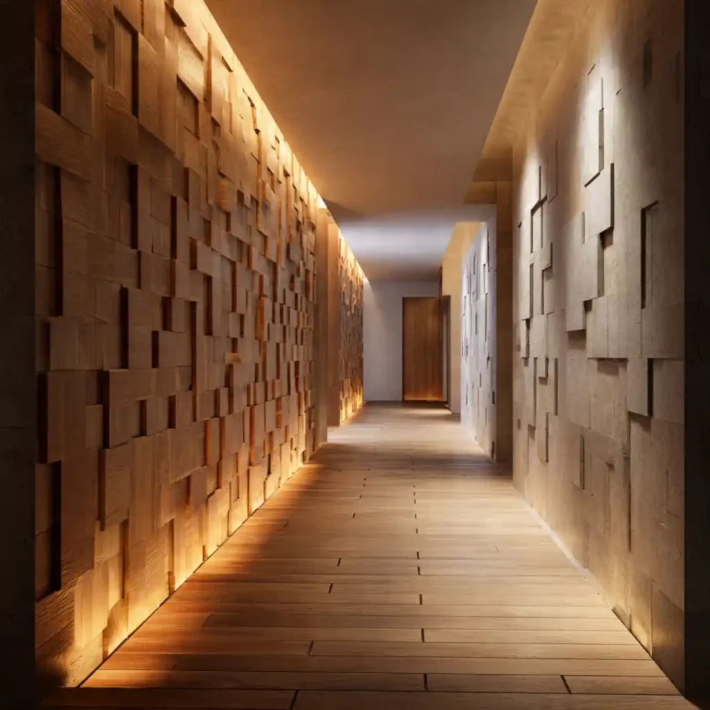 6-Hallway Wall Decor Idea