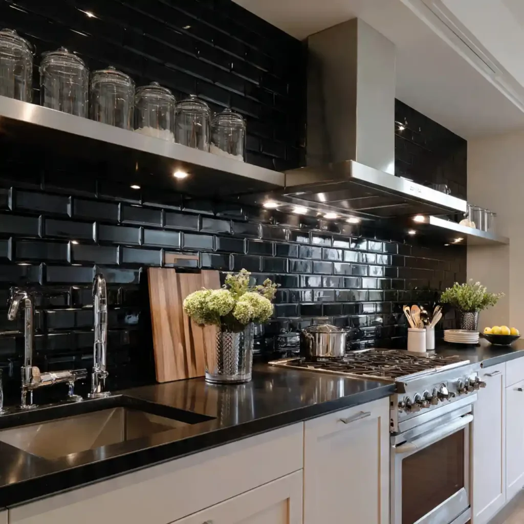 7-Dark Kitchen Idea