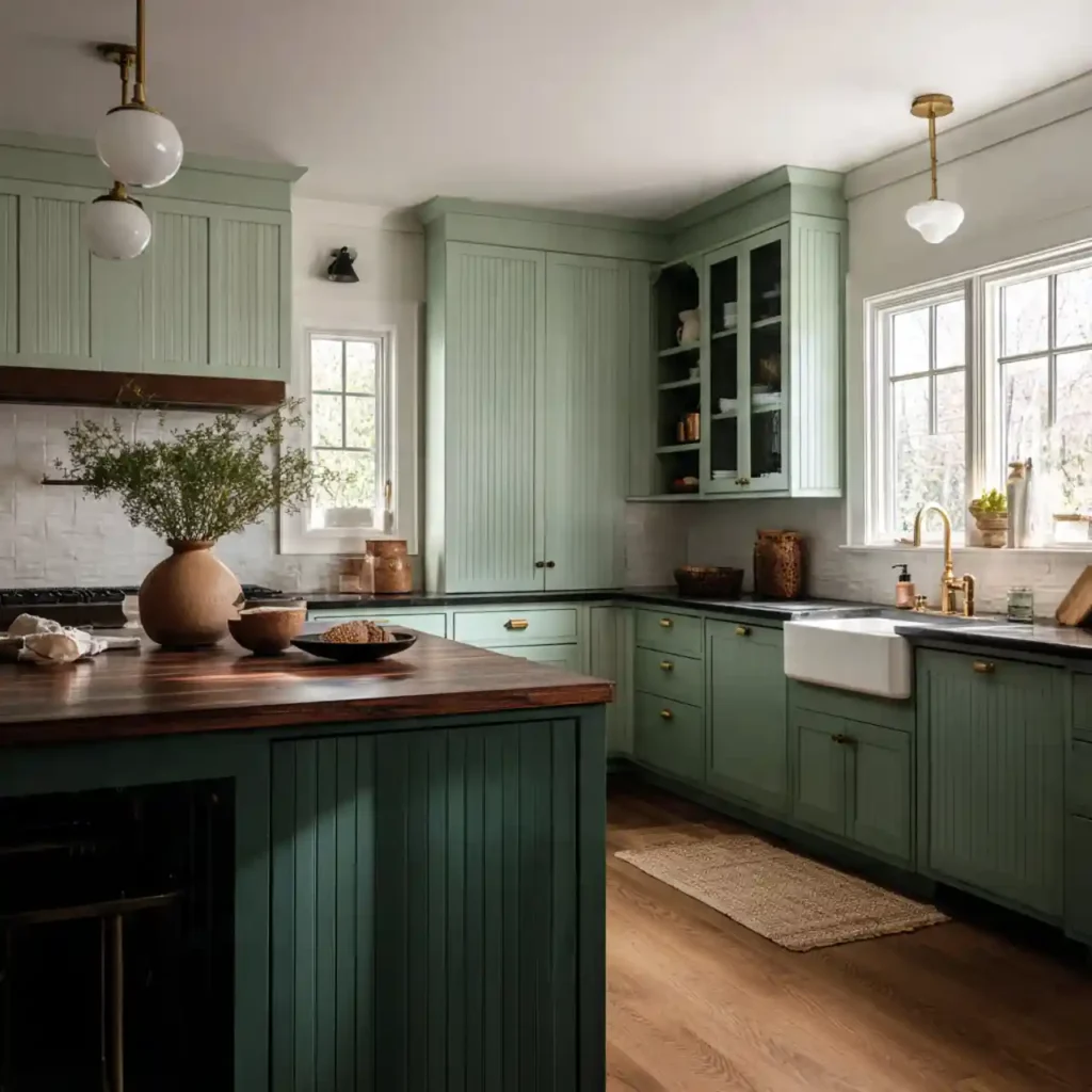 7-Green Kitchen Design