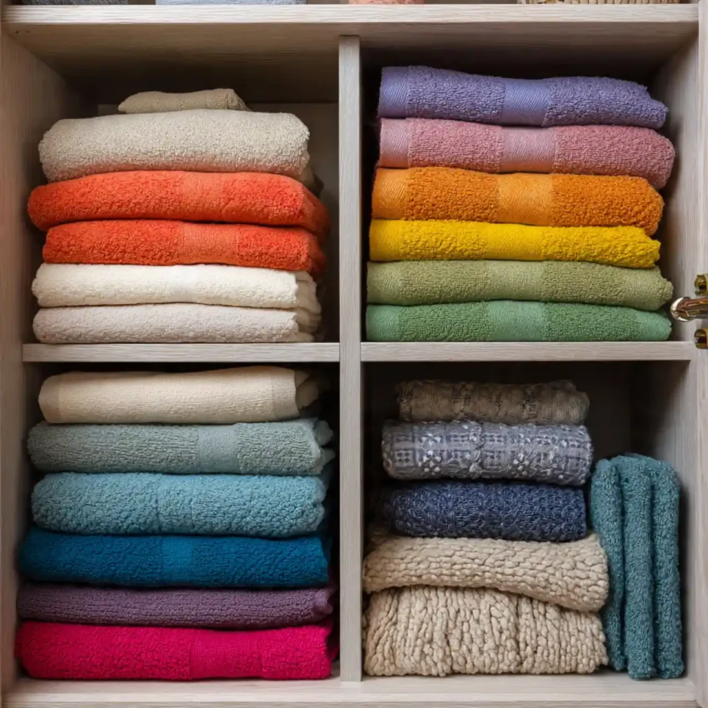 7-Hallway Linen Closet Organization Idea