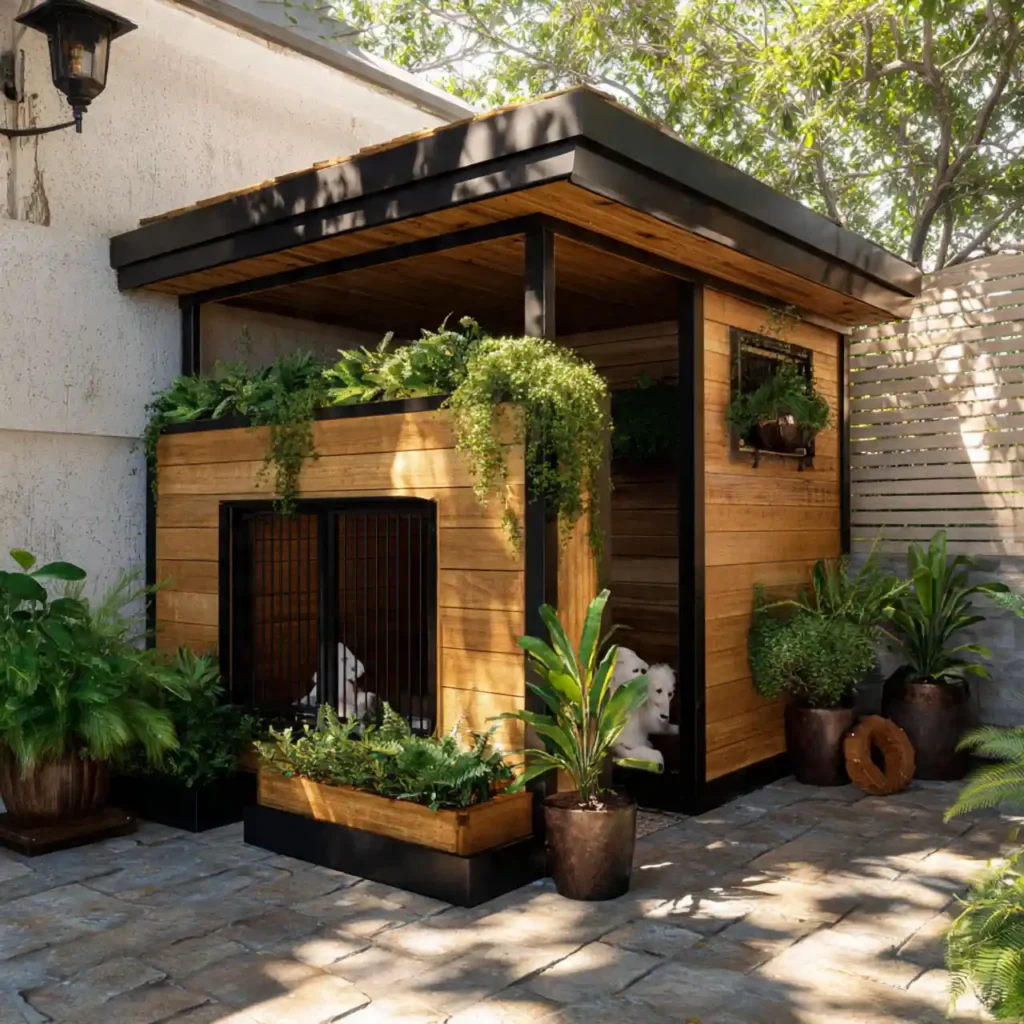 7-Outdoor Dog Kennel Idea