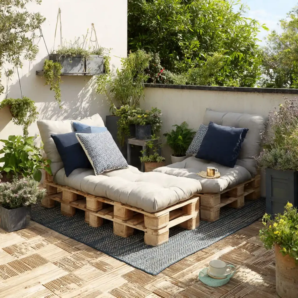 8-Creative Outdoor Pallet Project