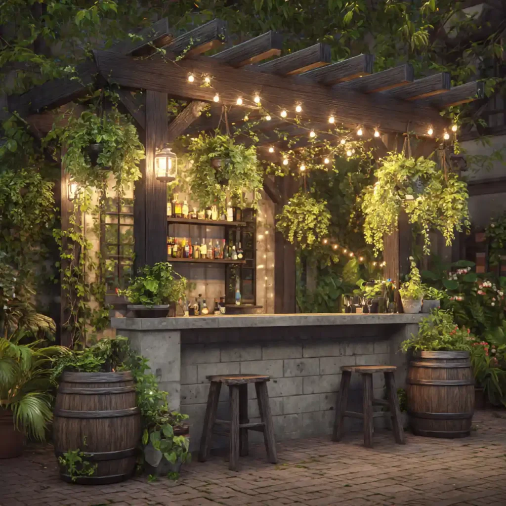 8-Outdoor Bar Idea