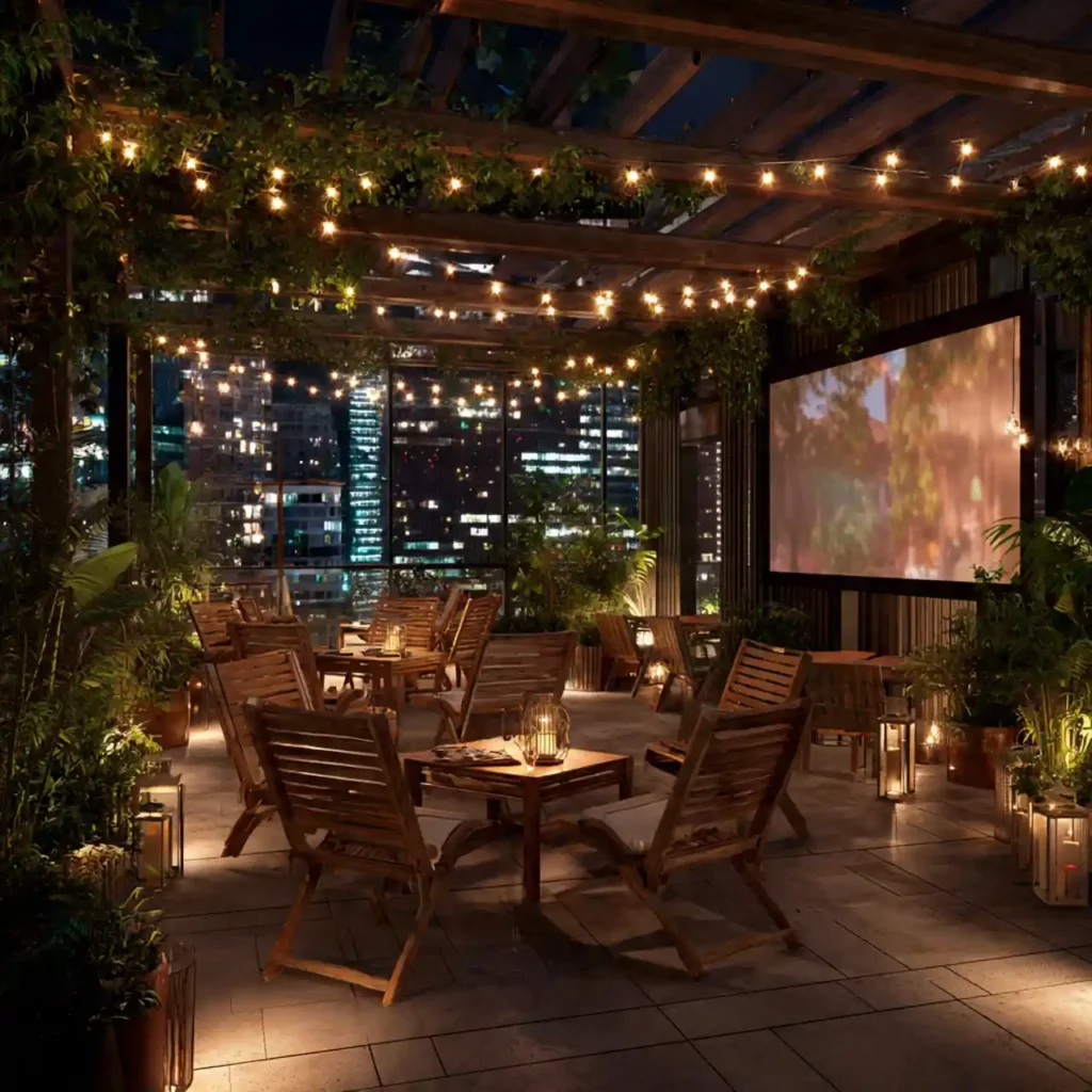9-Outdoor Cinema Idea