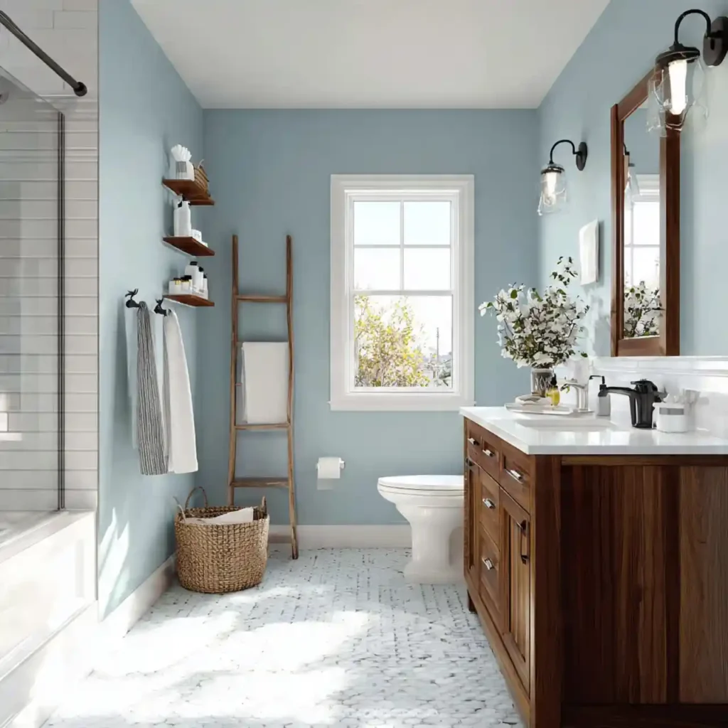 1-Blue Bathroom Ideas