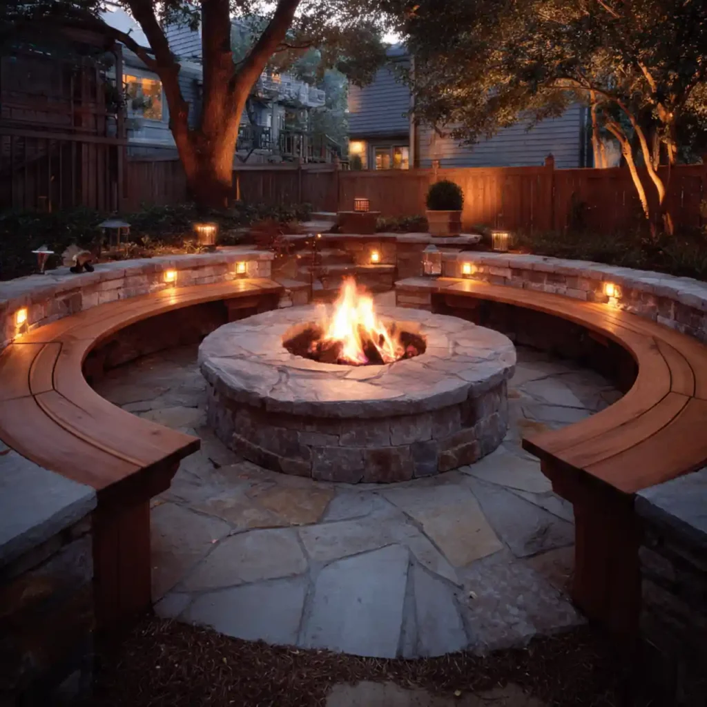 1-Outdoor Fire Pit Area Ideas