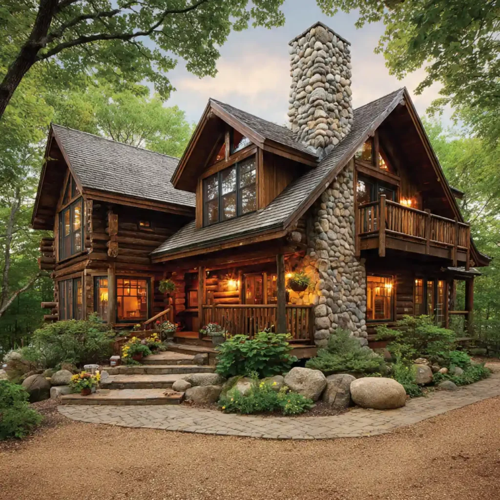 1-Rustic Home Exterior Ideas