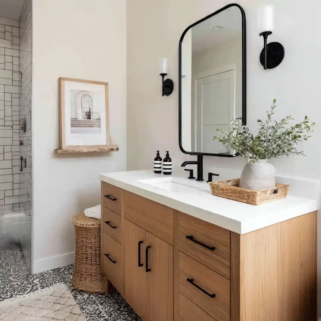 10-Black and White Bathroom Idea