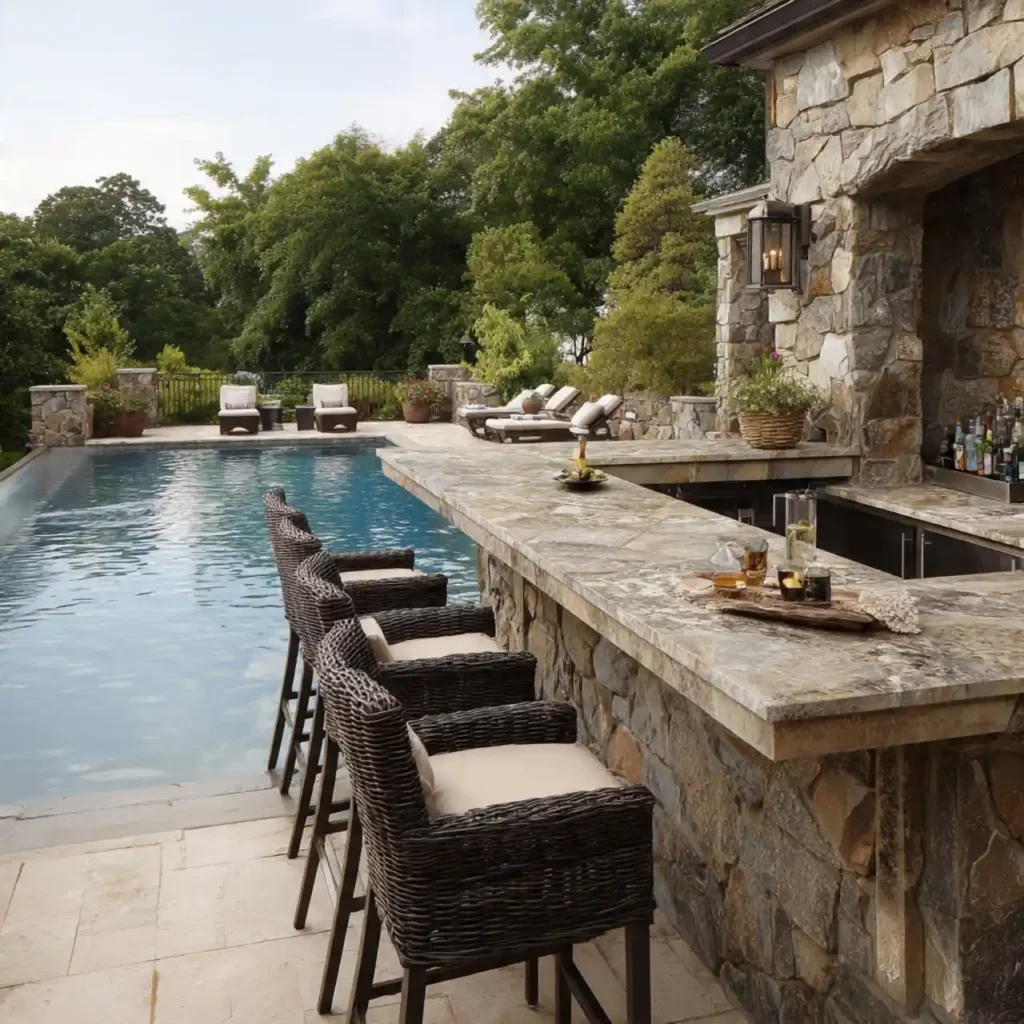 10-Outdoor Patio Bar Idea