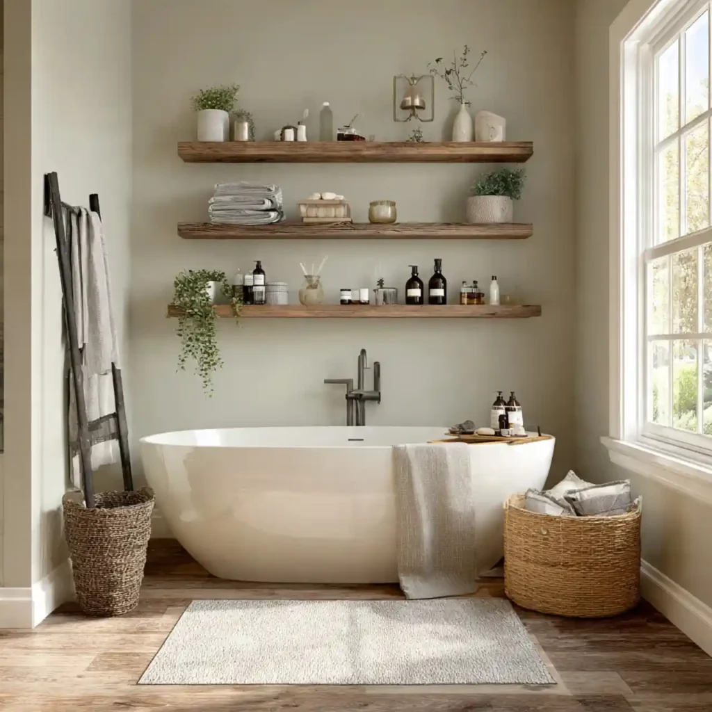 11-Bathtub Decor Idea