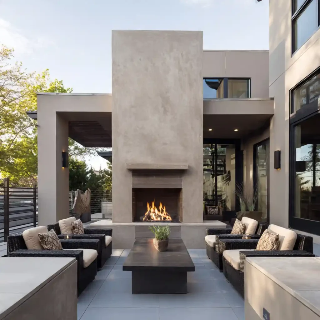11-Outdoor Fireplace Idea