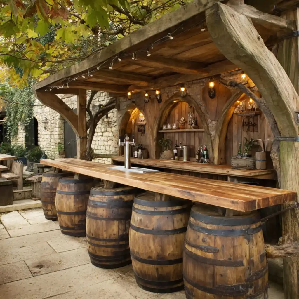 11-Outdoor Patio Bar Idea