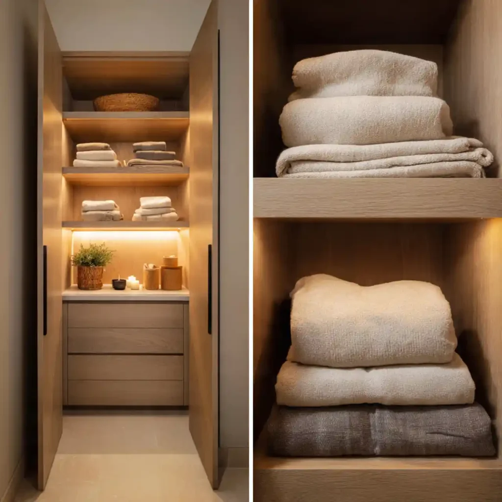 12-Bathroom Linen Closet Organization Idea