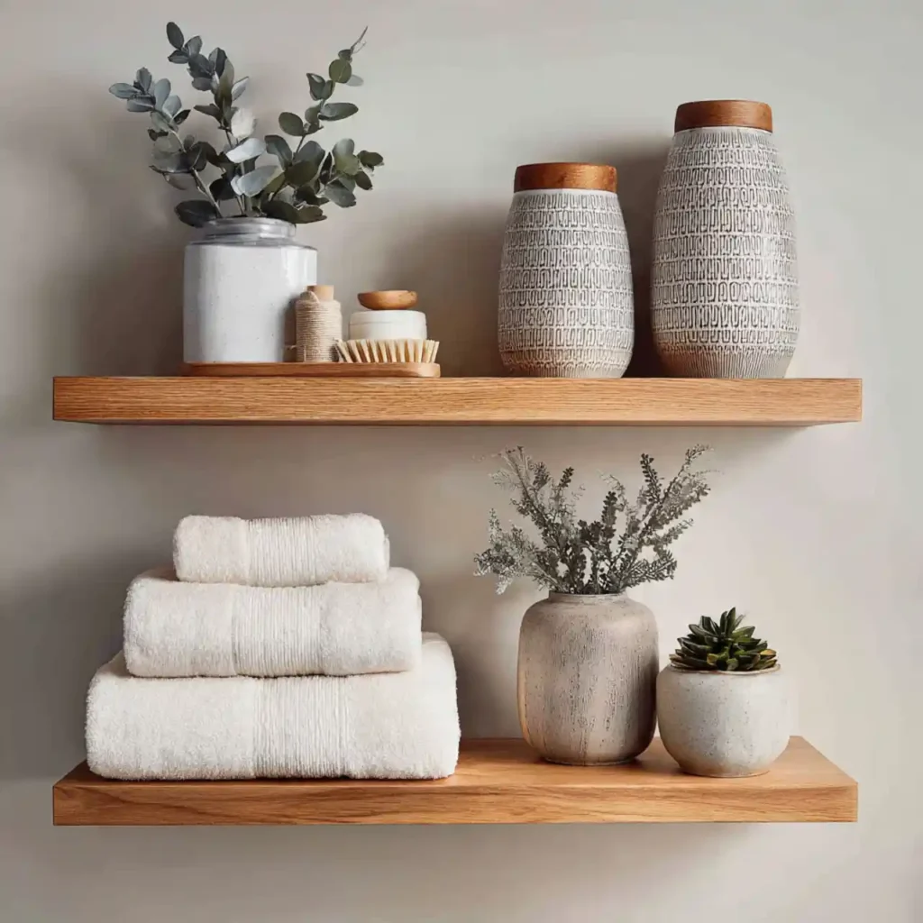 12-Bathroom Shelf Decor Idea