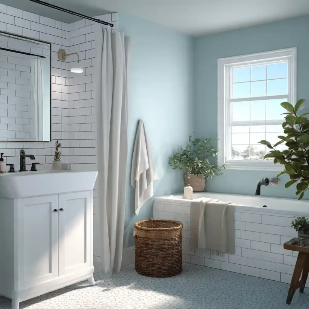 12-Blue Bathroom Idea