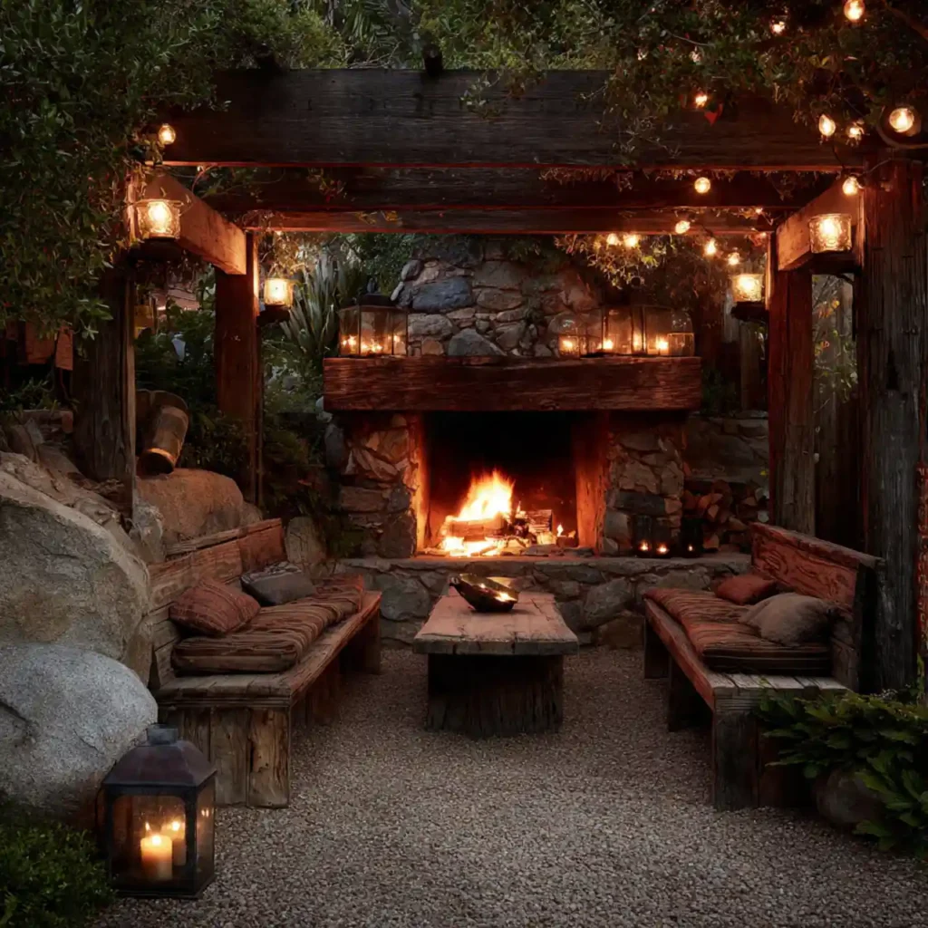 12-Outdoor Fireplace Idea