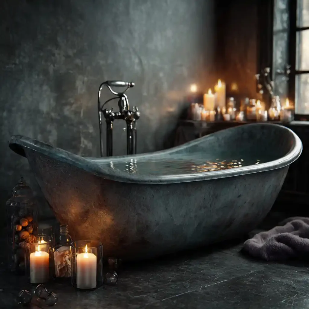 13-Bathtub Decor Idea