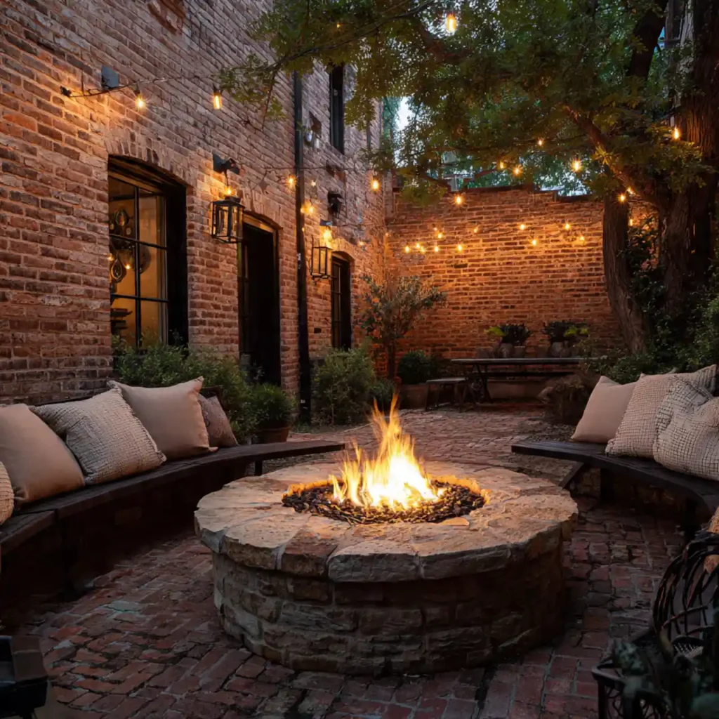 13-Outdoor Fire Pit Area Idea