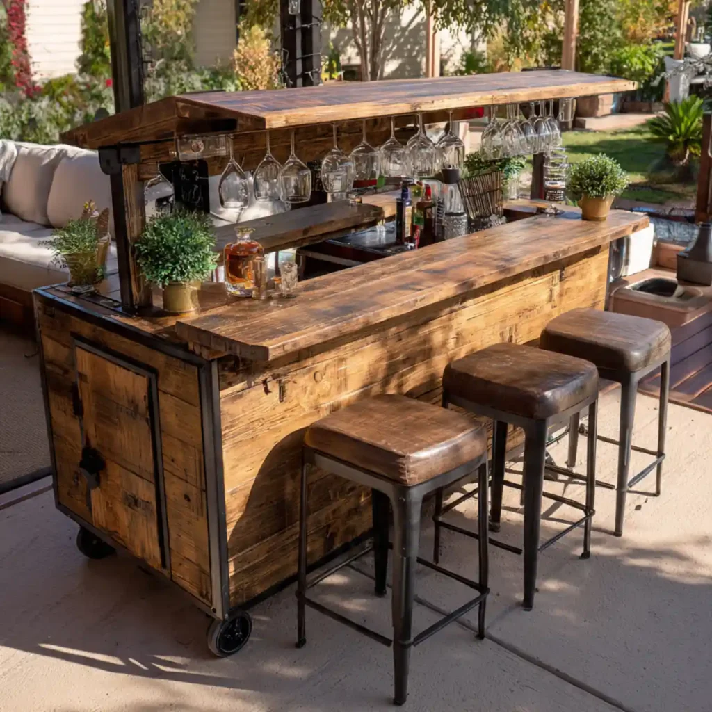 13-Outdoor Patio Bar Idea